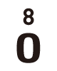 8 O