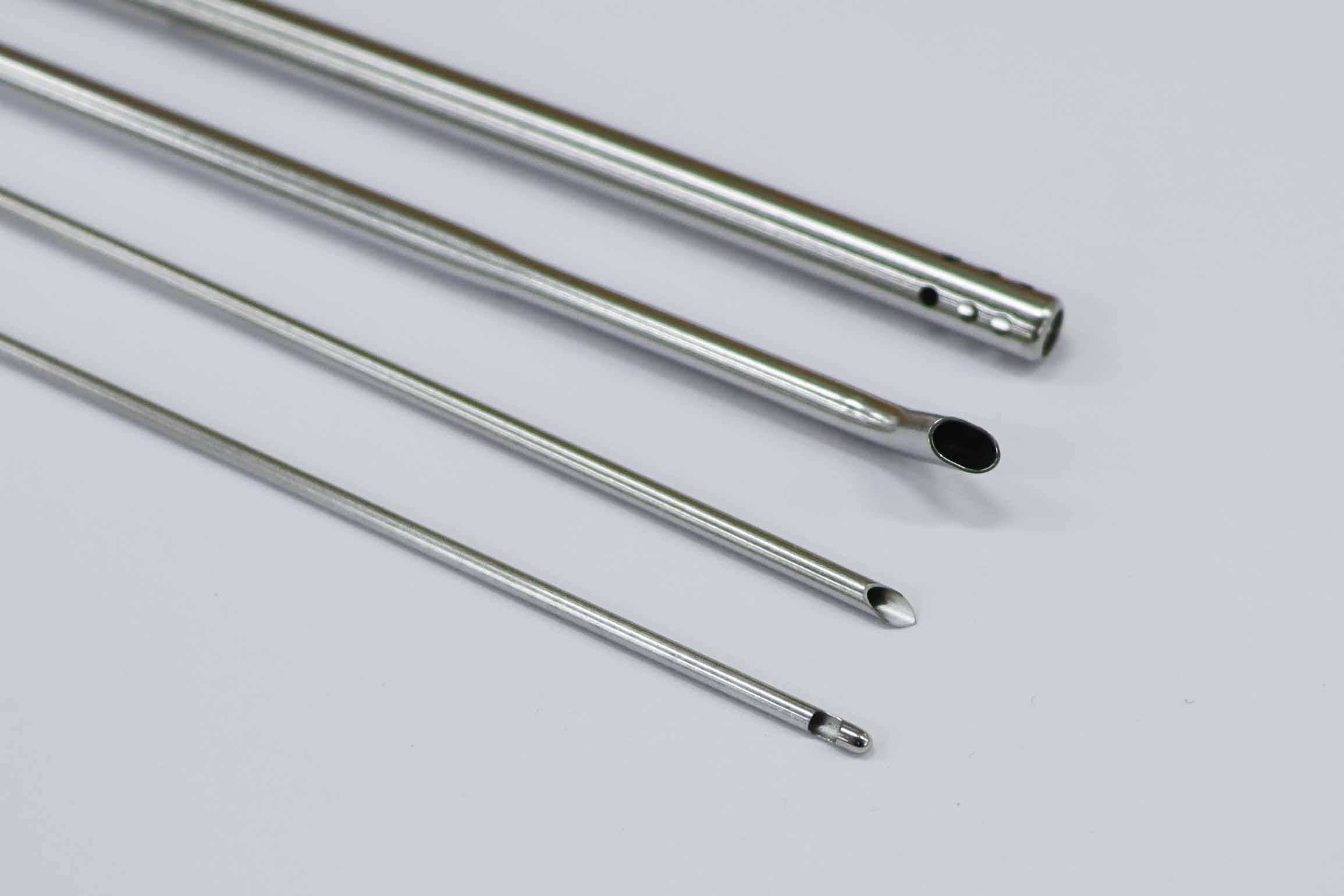 医療向けステンレスチューブ（穴あけ、テーパー、曲げ、レーザ加工etc）